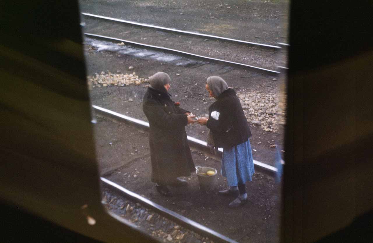 Вид из окна поезда, место неизвестно.